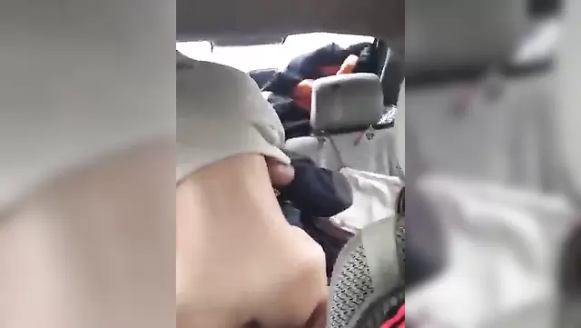 Fucked my asian friend in the car